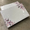 KORT 6X9 CM BUTTERFLIES ON WHITE 1X50